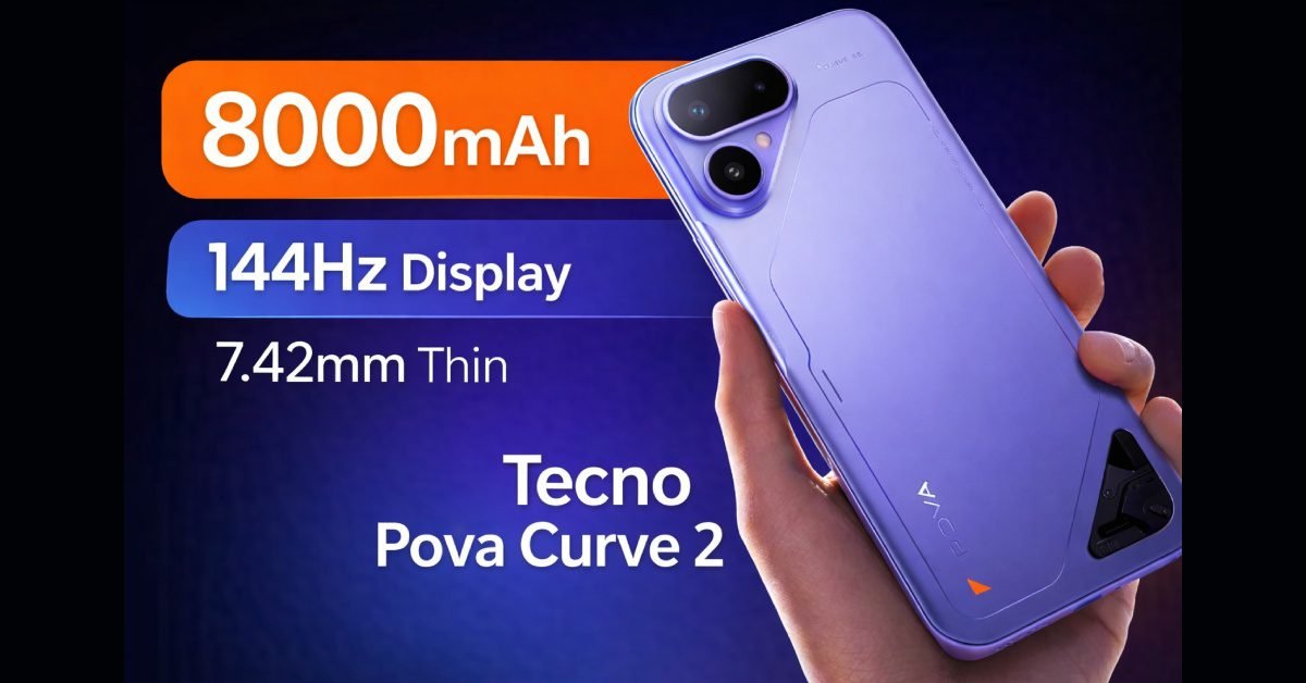 Tecno Pova Curve 2 5G design
